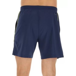 Men's shorts Lotto Superrapida V Short - dark denim/acid yellow