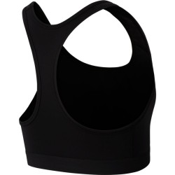 Women's bra Nike Dri-Fit Swoosh Band Bra Non Pad - black/black/white
