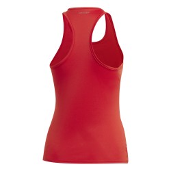 Women's top Adidas W Club Tank - scarlet/grey three F17