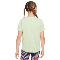 Girls' T-shirt Nike Dri-Fit One Short Sleeve Top GX - honeydew/white