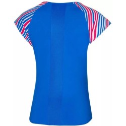 Women's T-shirt Mizuno Printed Tee - peace blue