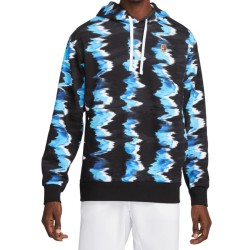 Men's Jumper Nike Court Fleece Tennis Hoodie - baltic blue