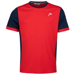 Boys' t-shirt Head Davies T-Shirt B - red/dark blue