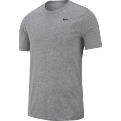 Men's T-shirt Nike Solid Dri-Fit Crew - dark grey heather/black