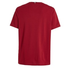 Men's T-shirt Tommy Hilfiger Essentials Big Logo Short Sleeve Tee - rouge