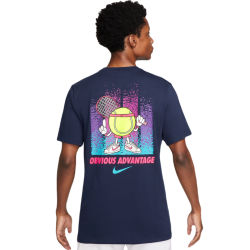 Men's T-shirt Nike Court Open T-Shirt - obsidian