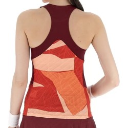 Women's top Lotto Tech I D3 Tank - grenadine red