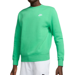 Men's Jumper Nike Swoosh Club Crew - spring green/white