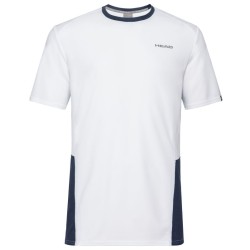 Boys' t-shirt Head Club Tech T-Shirt - white/dark blue
