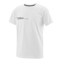 Boys' t-shirt Wilson Team II Tech Tee Youth - white