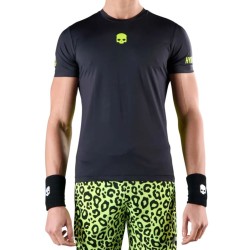 Men's T-shirt Hydrogen Panther Tech T-Shirt - black/yellow fluo