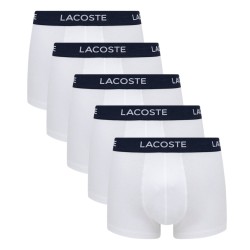 Men's Boxers Lacoste Casual Cotton Stretch Boxer 5P - white