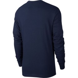 Men's long sleeve T-shirt Nike Sportswear Club Tee LS - midnight navy/white