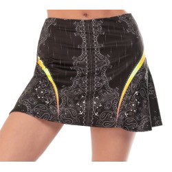 Women's skirt Lucky in Love Paisley In Love Long Paisley For You Skirt - black