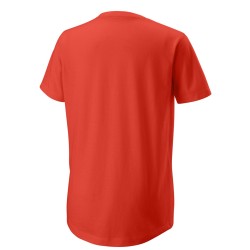 Boys' t-shirt Wilson Emoti-Fun Tech Tee B - fiesta