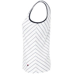 Women's top Fila Top Caroline W - white/peacoat blue stripe