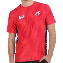 Men's T-shirt Bullpadel Rogor - carmesi fluor