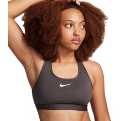 Women's bra Nike Swoosh Medium Support Non-Padded Sports Bra - medium ash/white