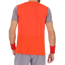 Men's T-shirt Lotto Top IV Tee - red poppy/quicksilver