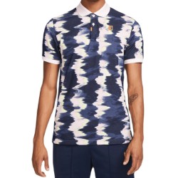 Men's Polo T-shirt Nike Print Slim-Fit Polo - pink foam