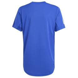Boys' t-shirt Adidas B Club 3 Stripes Tennis Shirt - semi lucid blue