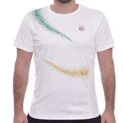 Men's T-shirt Monte-Carlo Rolex Masters Dots Print T-Shirt - white