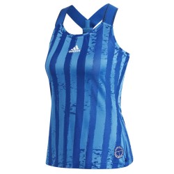 Women's top Adidas Y-Tank ENG W - royal blue/white