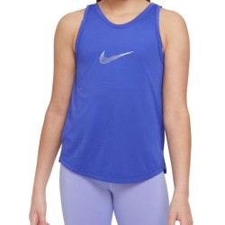 Girls' T-shirt Nike Dri-Fit One Training Tank - lapis/light thistle
