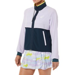 Women's jumper Asics Womens Match Jacket - mursaki/french blue