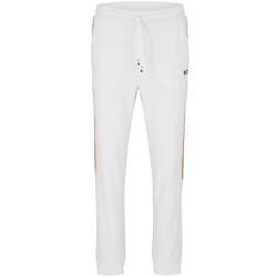 Men's trousers BOSS x Matteo Berrettini Tracksuit Bottoms In Active-Stretch Fabric With Side Strip - white