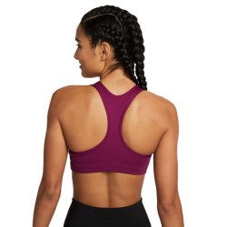 Women's bra Nike Swoosh Bra Non Pad W - sangria/white