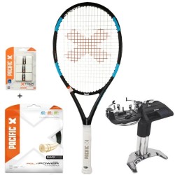 Tennis racket Pacific BXT Speed 107 + string + stringing