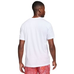 Men's T-shirt Nike Court Dri-Fit Tennis T-Shirt - white/cedar