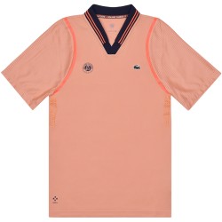 Men's Polo T-shirt Lacoste Sport Roland Garros Edition Logo Polo Shirt - clair orange