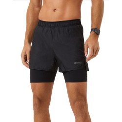 Men's shorts Bj_rn Borg Running Shorts 2-1 - black beauty