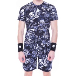 Men's T-shirt Hydrogen Printed Tech Tee - black/grey