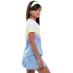 Girls' T-shirt Lucky in Love Going Wild Ombre S/S Girls - cloud