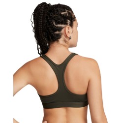 Women's bra Nike Swoosh Light Support Non-Padded Sports Bra - cargo khaki/white