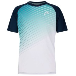 Boys' t-shirt Head Striker T-Shirt B - turquoise/print performance