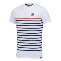 Men's T-shirt Roland Garros Tee Shirt Mariniere - blanc