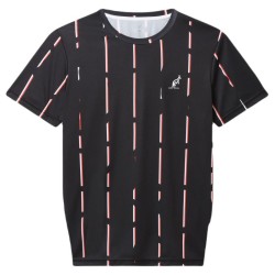 Men's T-shirt Australian Ace T-Shirt With Stripes Print - nero