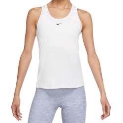 Women's top Nike Dri-Fit One Slim Tank W - white/black