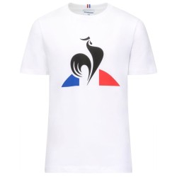 Boys' t-shirt Le Coq Sportif ESS Tee SS No.2 B - new optical white