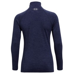 Women's long sleeve T-shirt Under Armour Tech 1/2 Zip-Twist - midnight navy/cadet