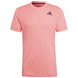 Men's T-shirt Adidas Tennis Freelift Tee - acid red