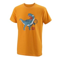 Boys' t-shirt Wilson Trex Tech Tee - koi orange