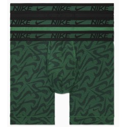 Men's Boxers Nike Dri-Fit Ultra Stretch Micro Boxer Brief 3P - malachite geo swoosh/black/malac