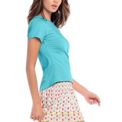 Women's T-shirt Lucky in Love Desert Vibes Center Court - sky