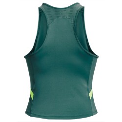 Women's top Under Armour Armour Mesh Tank - coastal teal/lime surge