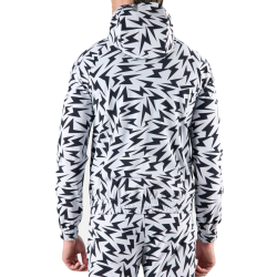 Men's Jumper Hydrogen Thunders Tech Full Zip Sweatshirt - white/black